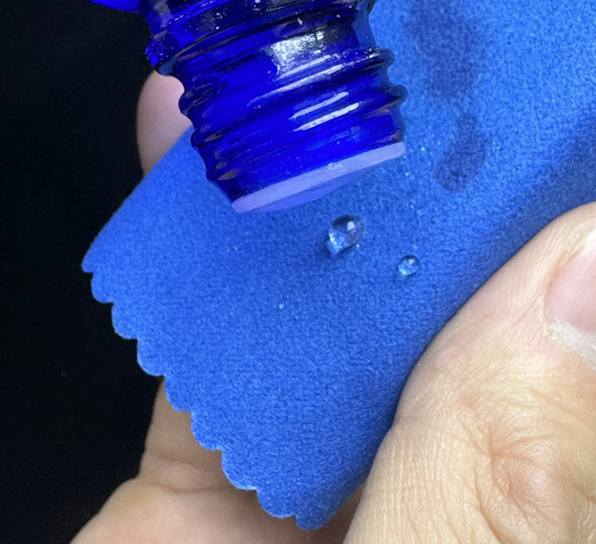 Ceramic Coating Applicator With Dark Blue Suede Cloth - BimmerMods