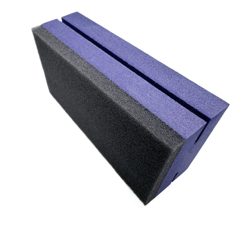 Ceramic Coating Applicator With Dark Blue Suede Cloth - BimmerMods