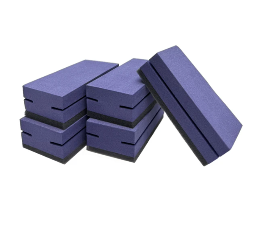 Ceramic Coating Applicator With Dark Blue Suede Cloth - BimmerMods