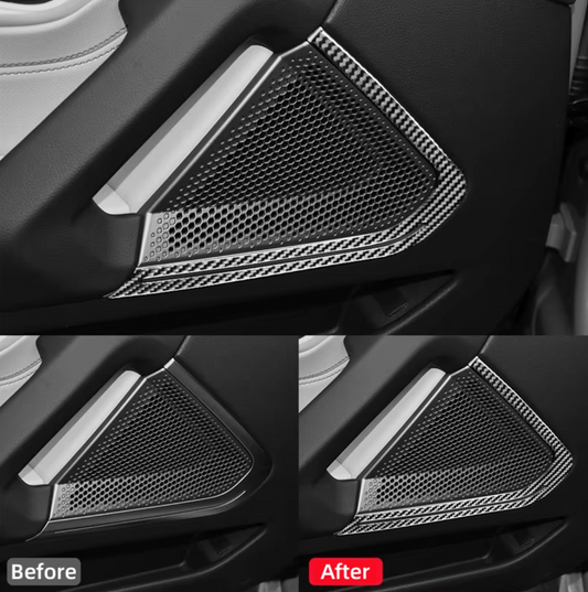 Real Carbon Fiber Door Speaker Trim For BMW G28 G29 - Bimmermods