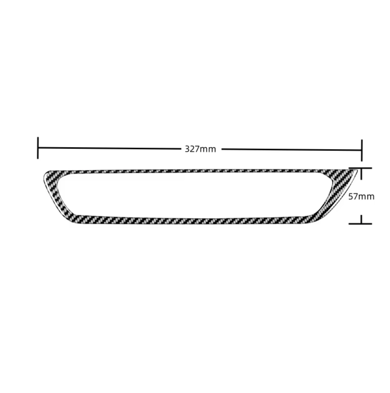 Real Carbon Fiber CD Panel Trim For BMW G28 G29 - Bimmermods