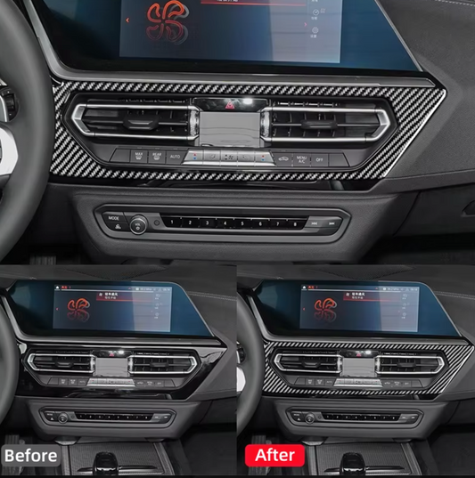 Real Carbon Fiber Air Conditioning Vents Trim For BMW G28 G29 - Bimmermods