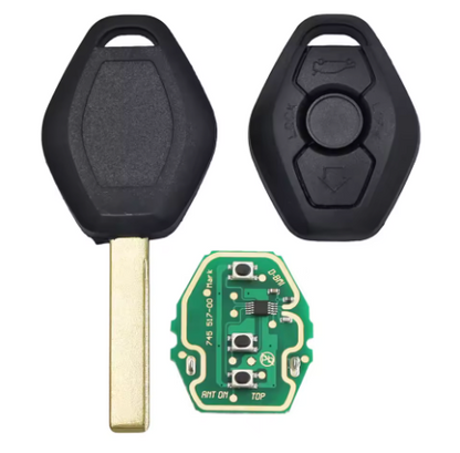 BMW EWS Remote Key Fob | 315/433MHz | HU58 & HU92 Options | ID44/7935 Chip - Bimmermods
