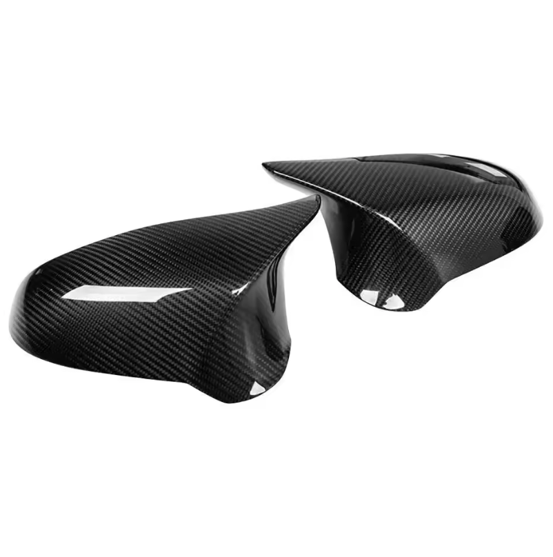 Carbon Fiber Mirror Caps for BMW M2 F87, M3 F80 & M4 F82/F83 (2015–2019) – Full Carbon or Carbon Exterior