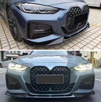 Sport Style Front Bumper Splitter Lip Diffuser — For BMW 4 Series G22 / G23 M Sport - Bimmermods