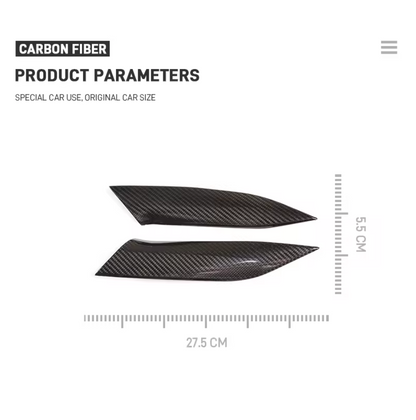 Real Carbon Fiber Center Console Gear Shift Side Panel Cover Trim — For BMW 3 & 4 Series G20 G21 G22 G23 G26 + G80 G81 M3 / G82 G83 M4 - Bimmermods