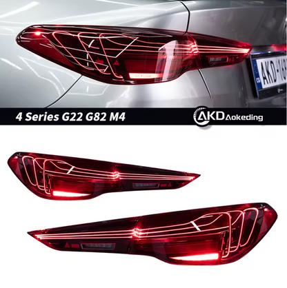 CSL-Style LED Laser Taillight Upgrade — For BMW 4 Series G22 / G82 (2021–2023) 420i / 430i / M440i / M4 - Bimmermods