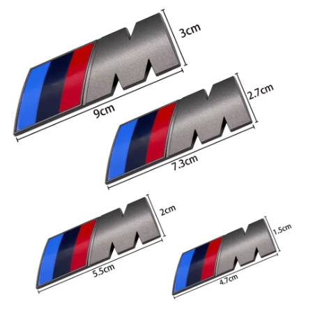BMW M logo Fender Emblem for All BMW'S - Bimmermods