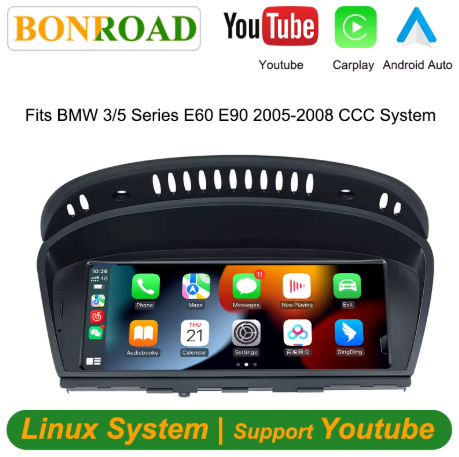 8.8" Wireless CarPlay & Android Auto for BMW E90 E91 E92 E93 E60 E61 E63 - Bimmermods