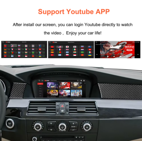 8.8" Wireless CarPlay & Android Auto for BMW E90 E91 E92 E93 E60 E61 E63 - Bimmermods