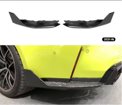 Real Carbon Fiber Rear Skirts for BMW M4 G82 G83 (2021+) - - Bimmermods