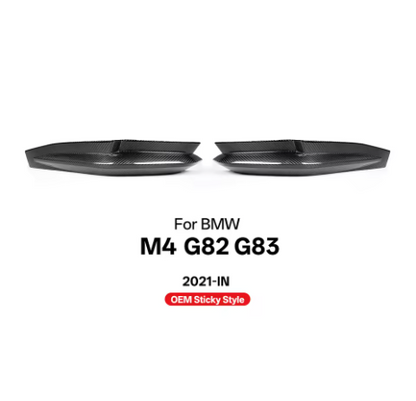 Real Carbon Fiber Rear Skirts for BMW M4 G82 G83 (2021+) - - Bimmermods