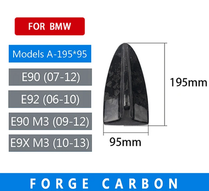 Real Carbon Fiber Shark Fin For BMW F15 F22 F30 F34 F80 F87 F32 F36 F82 G11 G20 G12 G30