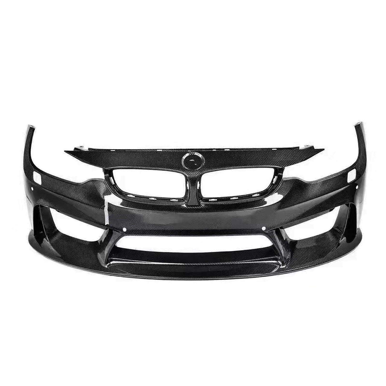Full Twill Wet Carbon Fiber Front Bumper – BMW F80 M3 / F82 F83 M4 (2015–2020) - Bimmermods