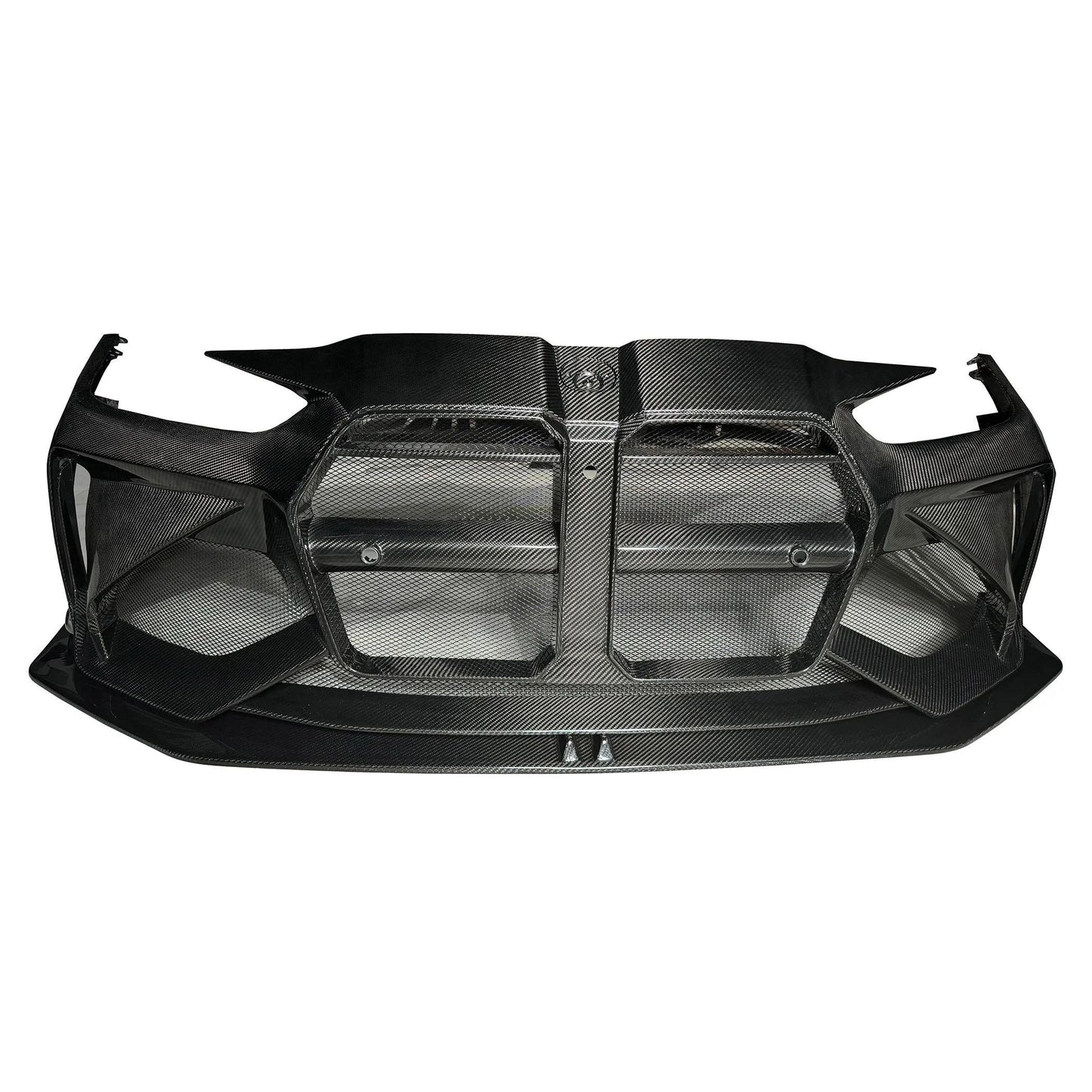 Full Carbon Fiber ADRO Style Front Bumper – BMW G80 M3 / G82 M4 (Gloss Twill or Forged) - Bimmermods