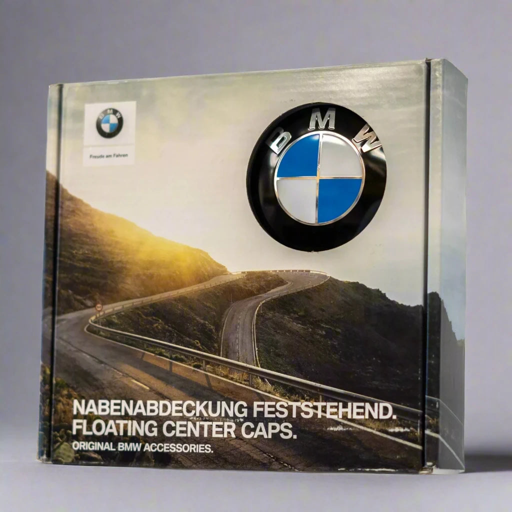 BMW Floating Center Caps (68mm & 56mm) – Self-Leveling Wheel Emblems for All BMW'S - Bimmermods