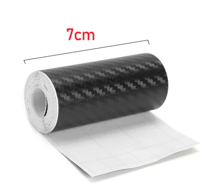 Carbon Fiber Car Sticker DIY Paste Protector Strip Auto Door Sill Side Mirror Anti Scratch Tape Waterproof Protect Film - BimmerMods