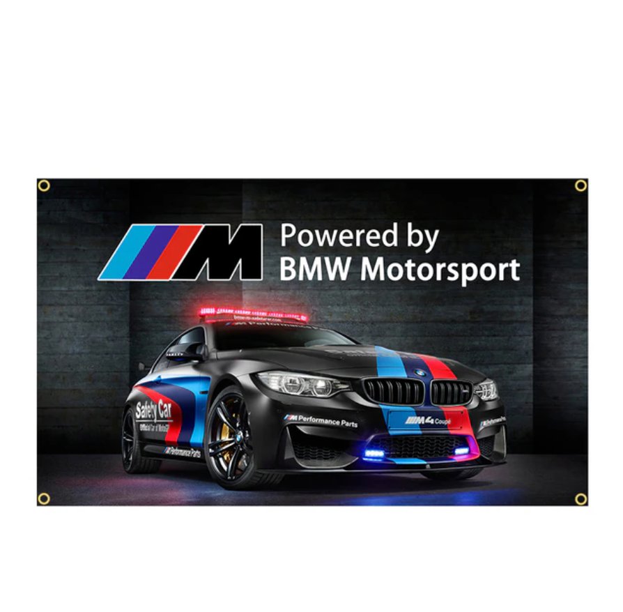 IMs Racing Car Flag Polyester Printed Super Banner For BMW - BimmerMods