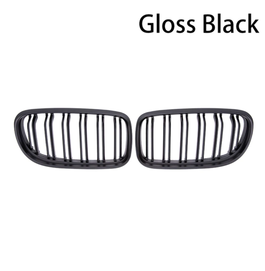 Front Bumper Grilles Kidney Racing Grill Double Slat Grille For BMW 3 Series E90 2009-2012 Matte Accessories - BimmerMods