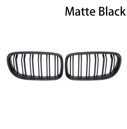 Front Bumper Grilles Kidney Racing Grill Double Slat Grille For BMW 3 Series E90 2009-2012 Matte Accessories - BimmerMods