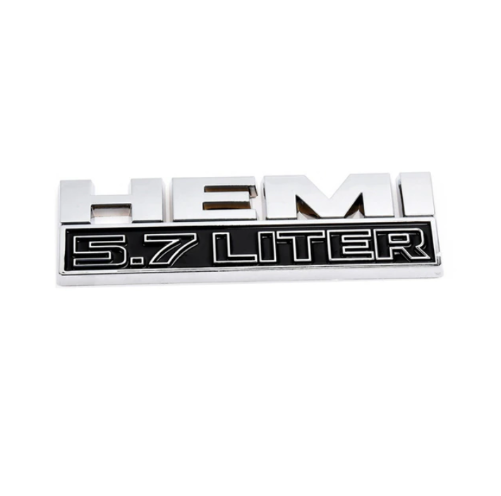 Car Body Side Badge Trunk Sticker for Chrysler HEMI 5.7 LITER - BimmerMods