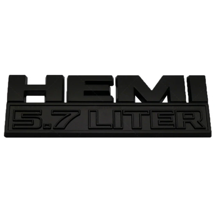 Car Body Side Badge Trunk Sticker for Chrysler HEMI 5.7 LITER - BimmerMods