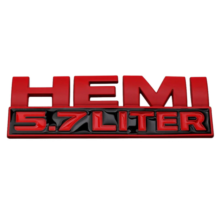 Car Body Side Badge Trunk Sticker for Chrysler HEMI 5.7 LITER - BimmerMods