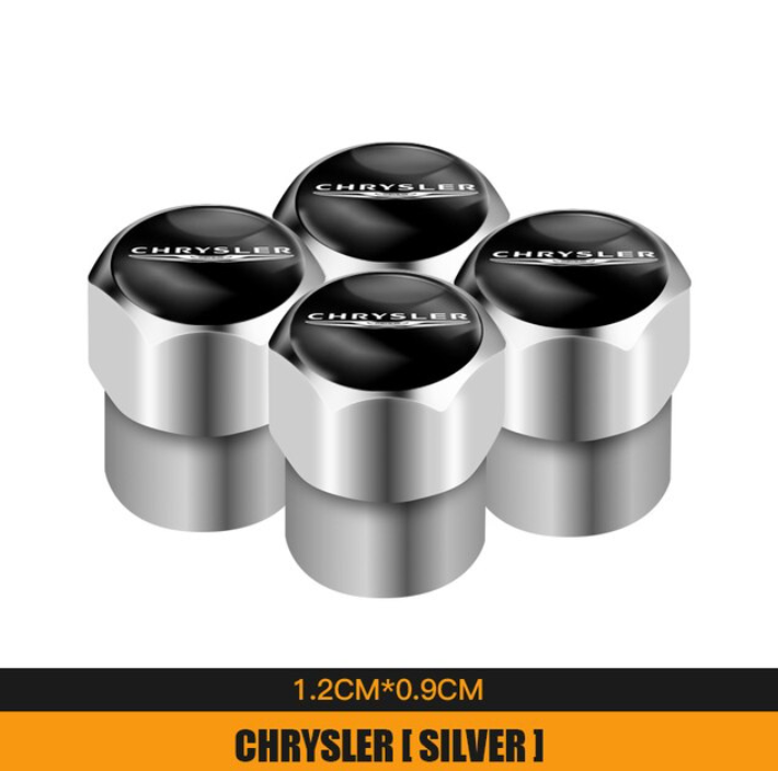 4PCS Metal Alloy Car Wheel Tire Valve Stem Caps For Chrysler 300 - BimmerMods