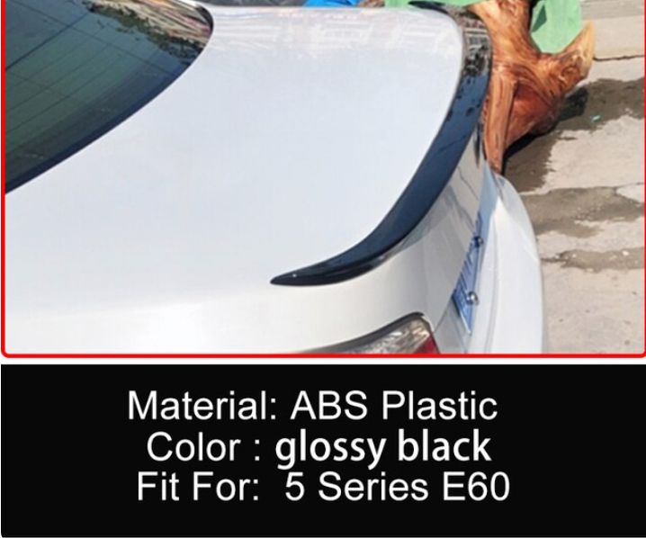 Rear Trunk Lid Car Spoiler For BMW 5 Series M5 E60 520 525 528 2004 05 06 07 08 09 10 - BimmerMods