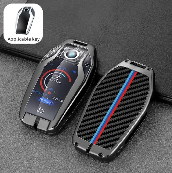 LED Display Car Key Case Cover Shell For BMW F91 F92 F93 - BimmerMods