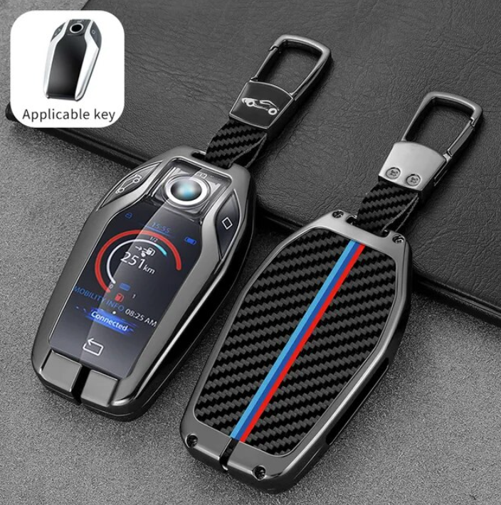 LED Display Car Key Case Cover Shell For BMW F91 F92 F93 - BimmerMods